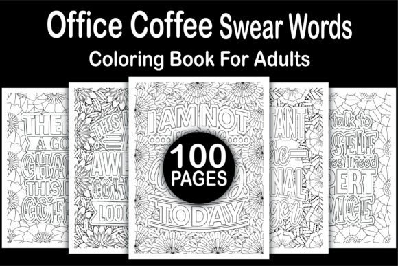 100 Office-Coffee-Quotes Coloring Books