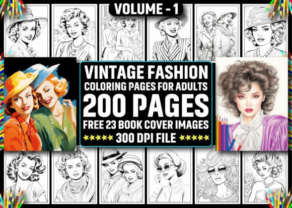 200 Vintage Fashion Coloring Pages: A Practical Guide for Creators and Colorists