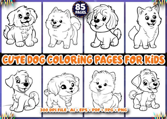 85 Cute Dog Coloring Pages for Kids: A Smart, Scalable Digital Asset for Creators and Entrepreneurs