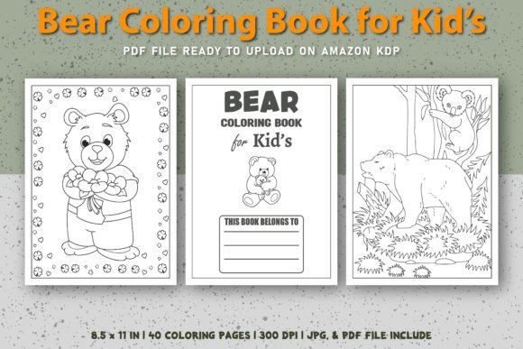 Bear Coloring Book for Kids: A Thoughtfully Designed Resource for Creativity, Calm, and Commercial Success