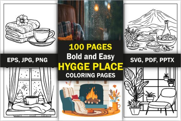 Bold and Easy Hygge Place Coloring Book: The Smart KDP Asset for Calm, Clarity, and Consistent Sales