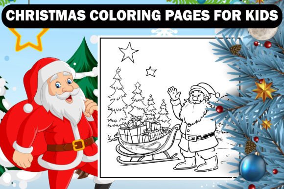 BOLD EASY CHRISTMAS COLORING PAGES VOL-3