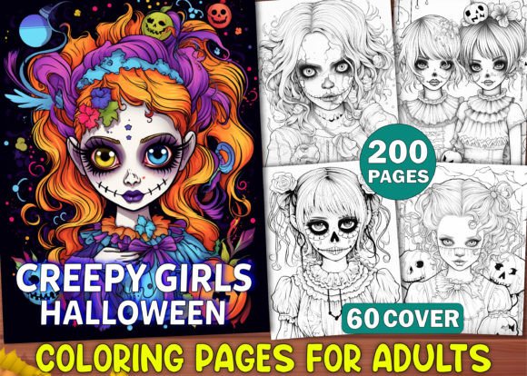 Creepy Girl Halloween Coloring Pages: A Practical Resource for Creative Professionals and Productive Adults