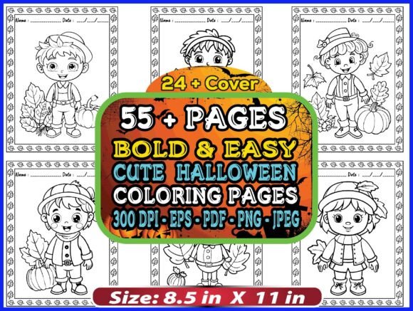 Cute Bold Easy Autumn Coloring Pages: A Smart, Scalable Asset for KDP and Print-on-Demand Creators