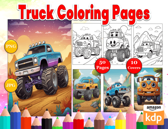 Cute Monster Truck Coloring Pages: A Strategic Creative Asset for Modern KDP Publishers and Digital Creators