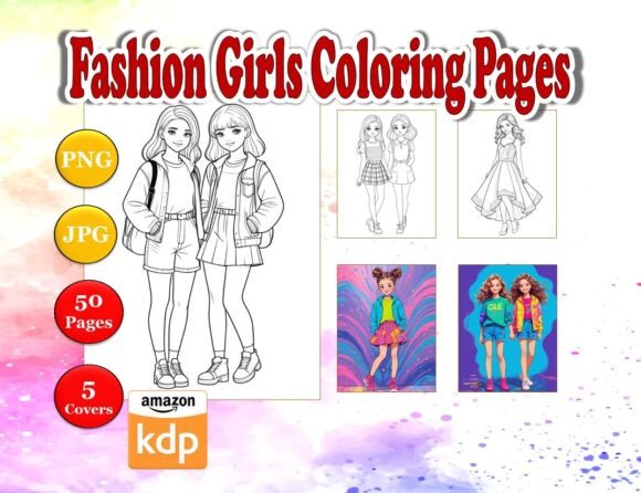 Fashion Coloring Book for Girls: A Practical Resource for Creators, Educators, and Entrepreneurs