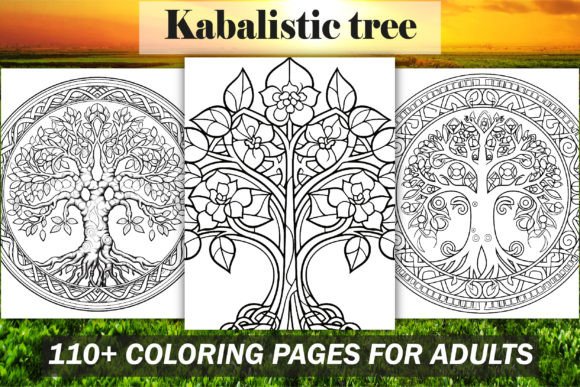 Kabalistic Tree Coloring Book Bundle