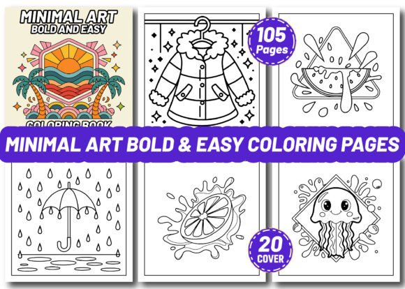 Minimal Art Bold and Easy Coloring Pages: A Strategic Asset for High-Content Publishers and Creative Entrepreneurs