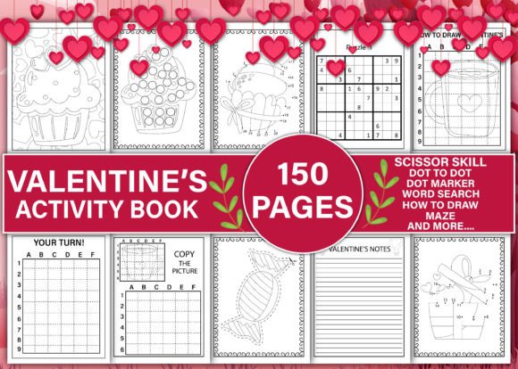 Valentine’s Activity Book for Kids Vol-2: A Print-Ready Powerhouse for Educators, Parents & KDP Creators