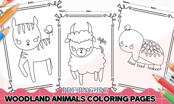 Woodland Animals Coloring Pages: A Practical Resource for Creative Professionals and Educators